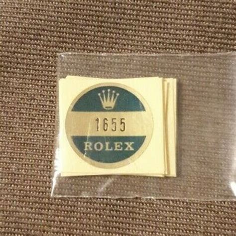 rolex vintage stickers adesivo fondello 1625 1655 1665 1675 1680 